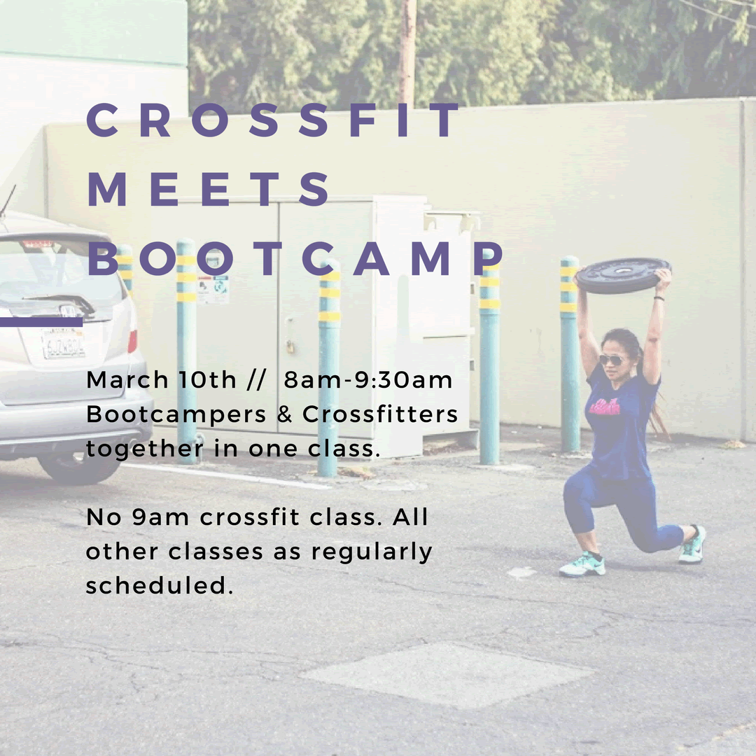 Bootcamp Meets Crossfit One